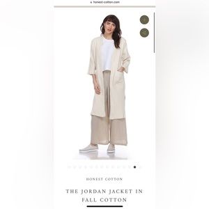 Honest Cotton Jordan Jacket, L-XL